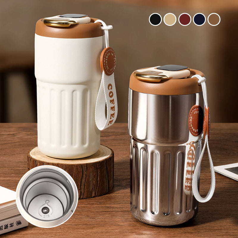 Coffee Thermos With Temperature Display