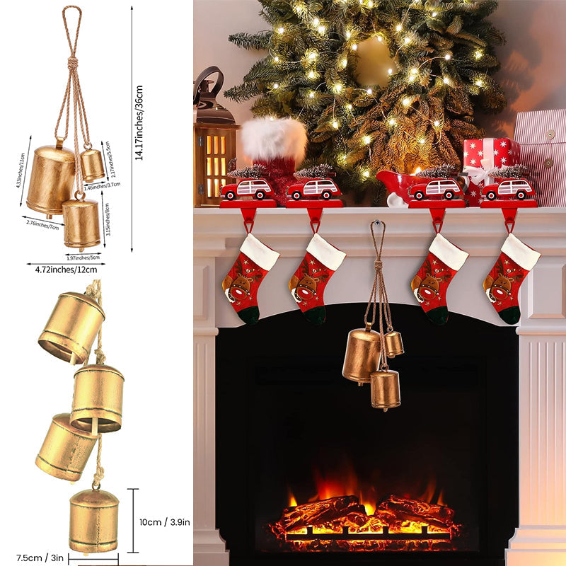 Christmas Cow Bell Decoration