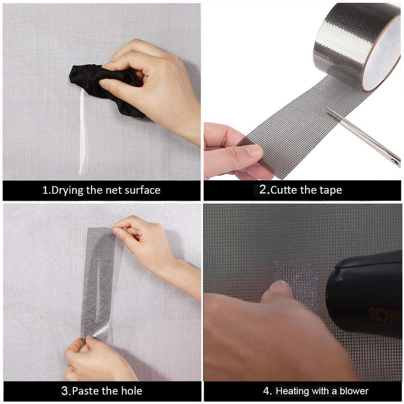 Clapfun™ Prevents Intruding Insects Screen Repair Kit